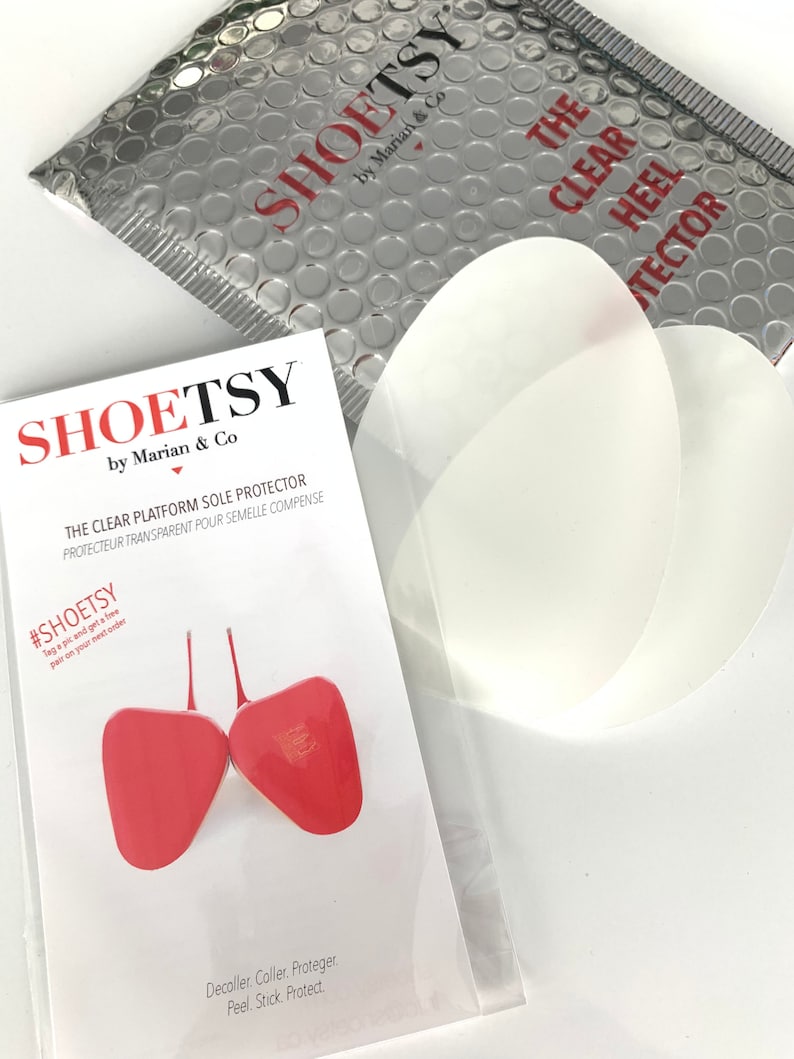 Crystal Clear Platform Sole Protector for Designer and Louboutin Sole