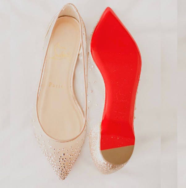  SHOESKIN - Clear Sole Protectors for Christian Louboutin Heels  - Compatible with all other brands of High Heels & Men's Shoes - Non Slip  Texture : Clothing, Shoes & Jewelry