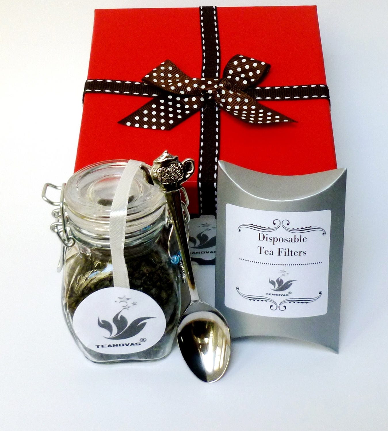 Green Tea Gift Set Loose Leaf Tea Tea Filter Bags with Etsy