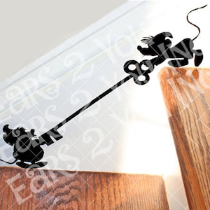 Mice Pals on Stairs Decal