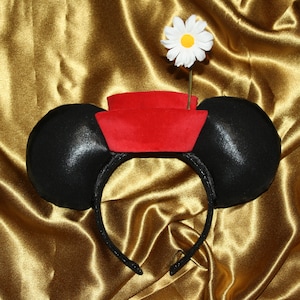 Vintage Hat Mouse Ears Headband
