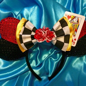 Heartless Queen Inspired Mouse Ears Headband