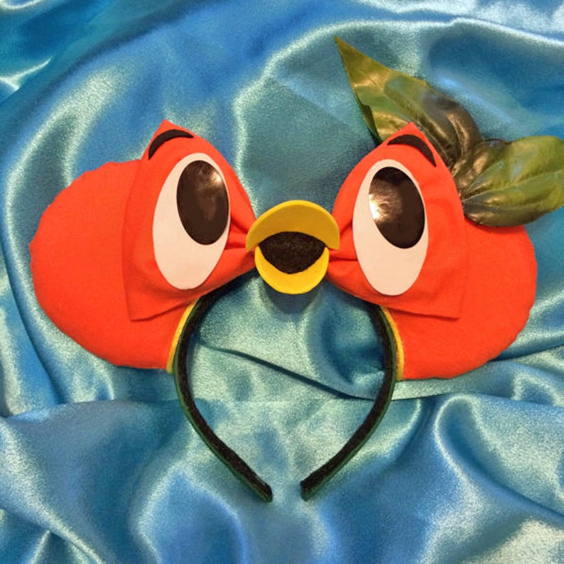 Orange Bird Mouse Ears Headband Etsy