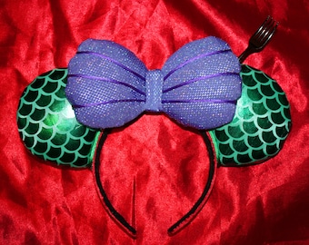 Mermaid Mouse Ears Headband