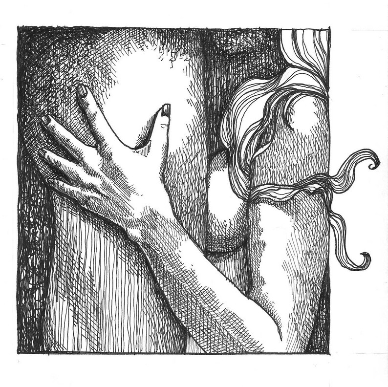 Mature kneel sexyart erotica eroticillustration adultillustra | Etsy
