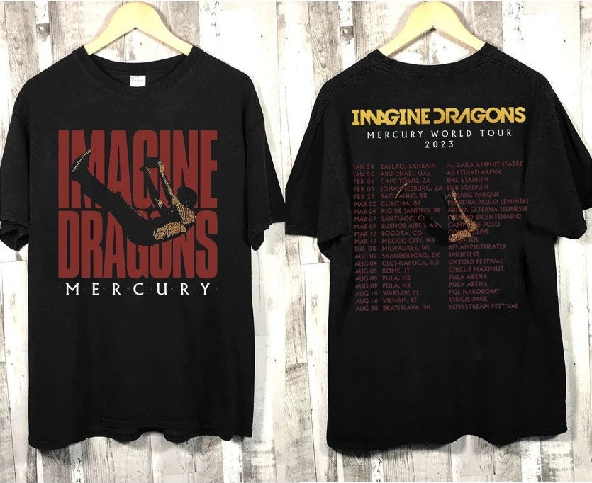 Imagine Dragon T-Shirt, Mercury Tour 2023 Shirt