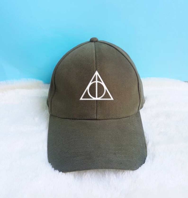 Deathly Hallows Baseball Cap Harry Potter Hat Embroidery Etsy