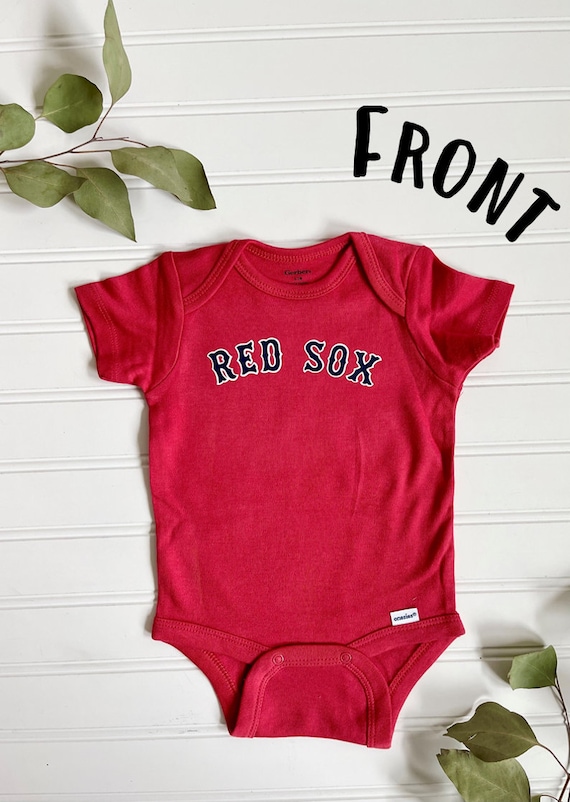 Boston Red Sox Custom Onesie Customized Baby Romper 