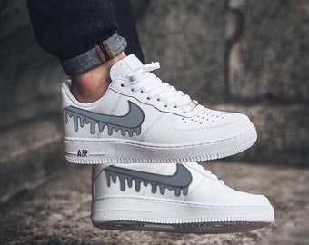 Custom Nike Air Force 1 Drip Shoes Any Color Can be Custom Service (Exclude  Shoes)