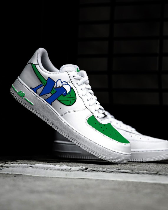 Custom Nike Air Force 1 Mavericks Logo Shoes or Custom Any Other