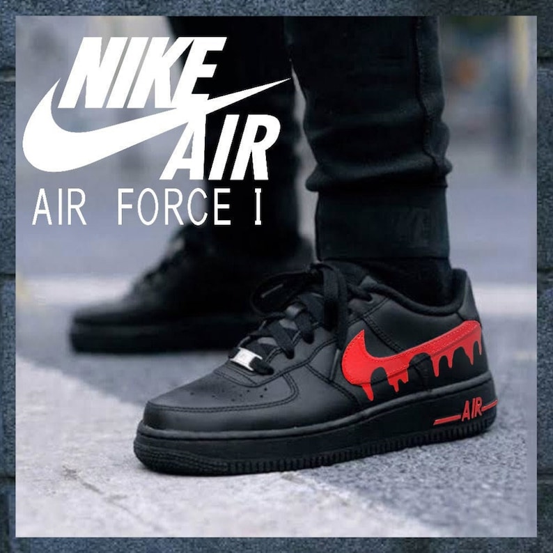 Custom Nike Air Force 1 Drip Shoes Any Color Drip Nike Drip - Etsy UK