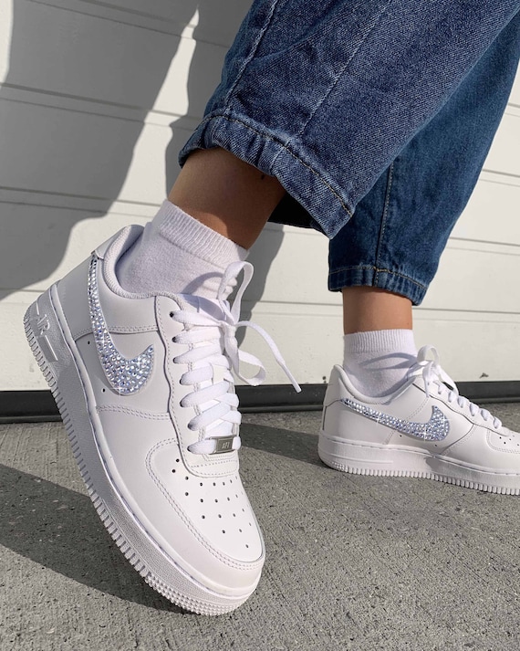 Kluisje pijnlijk Verhoogd Zapatos nike air force 1 personalizados Pedrería para niños de - Etsy España