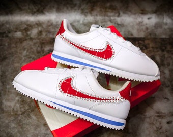 Nike Cortez Shoes Swarovski Crystals fashion -