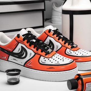 Custom Cartoon Nike Air Force 1 Men's Shoes Custom Women's Kid's Fashion Sneakers Gift