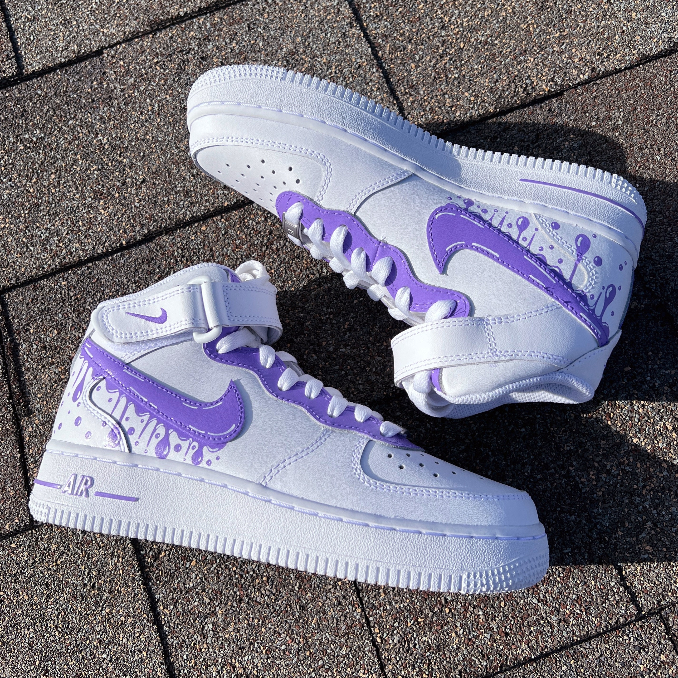 Custom Nike Air Force 1 High/mid/low Drippy Shoes Any Colors 