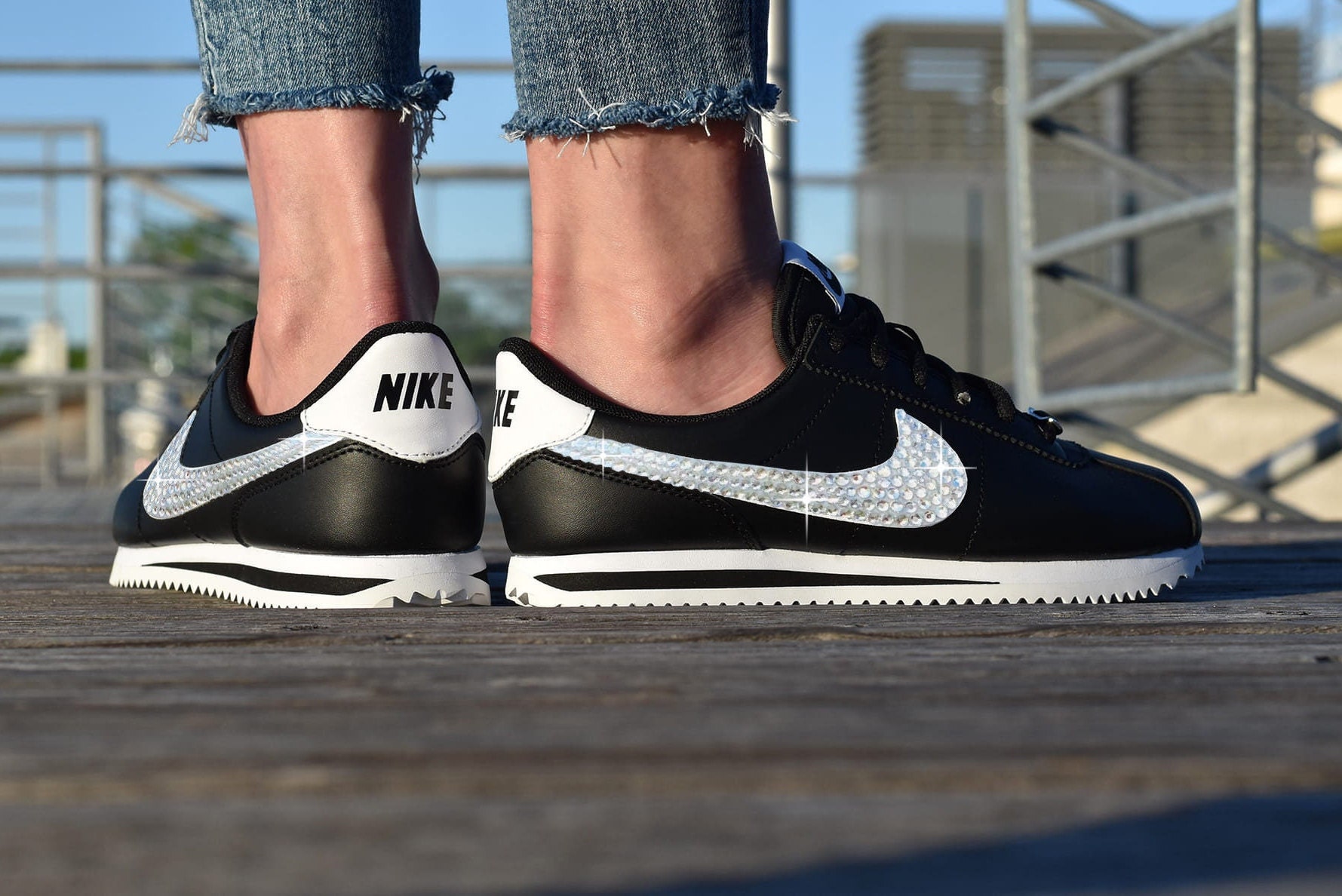 Nike Cortez Unlocked By You Custom Women's Shoes.