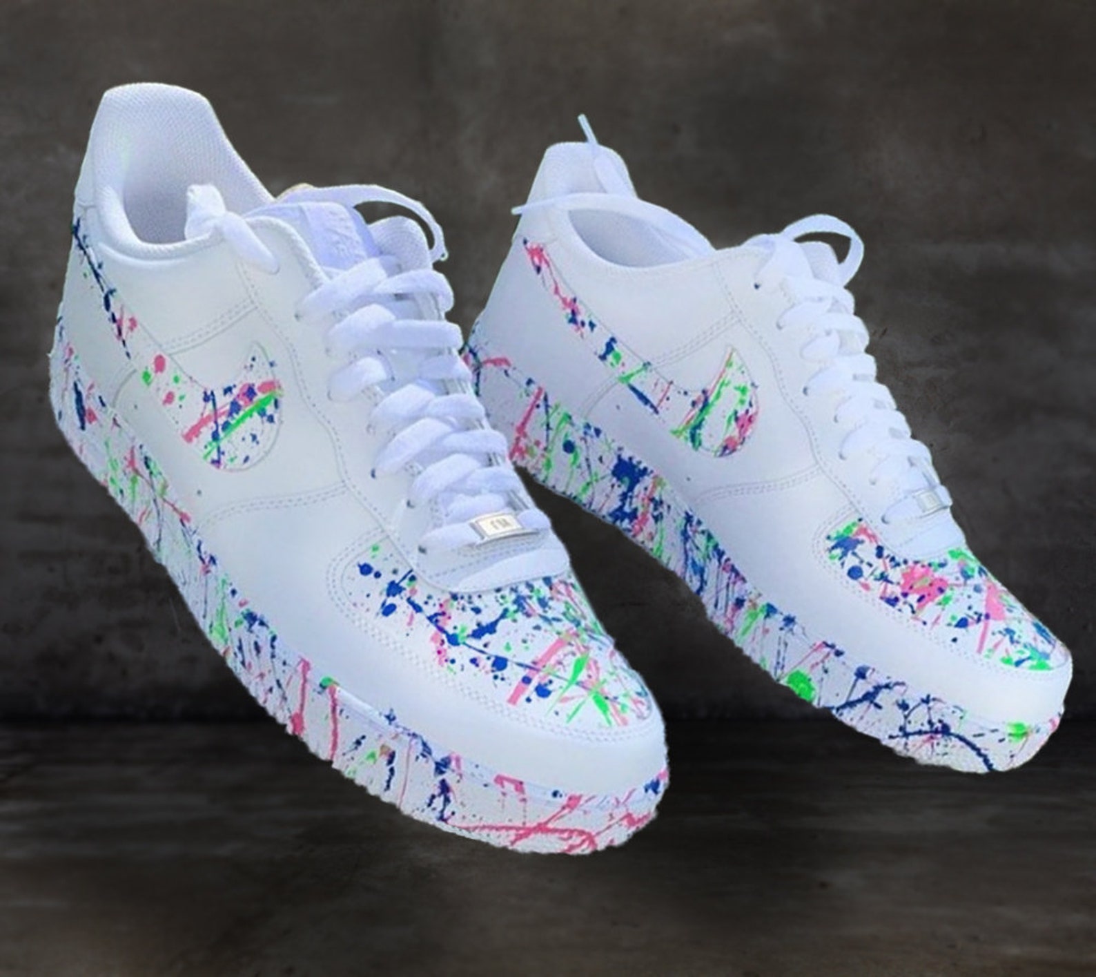 custom painted nike air force ones