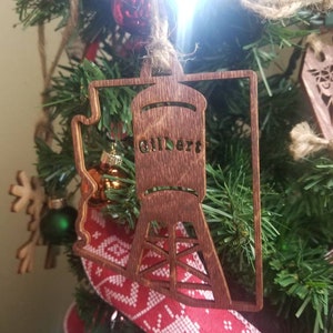 Gilbert Water Tower Arizona Christmas Ornament image 1