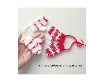 3 pezzi di calze di Natale decorative da appendere da 48 cm, calze di Natale lavorate a maglia, ornamenti appesi al camino, rosso, avorio e verde | Leroy Merlin