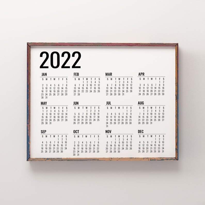 Large Wall Calendar 36 X 24 Undated Floral Calendar Large Print Wall large-wall-calendar-36-x-24-undated-floral-calendar-large-print-wall