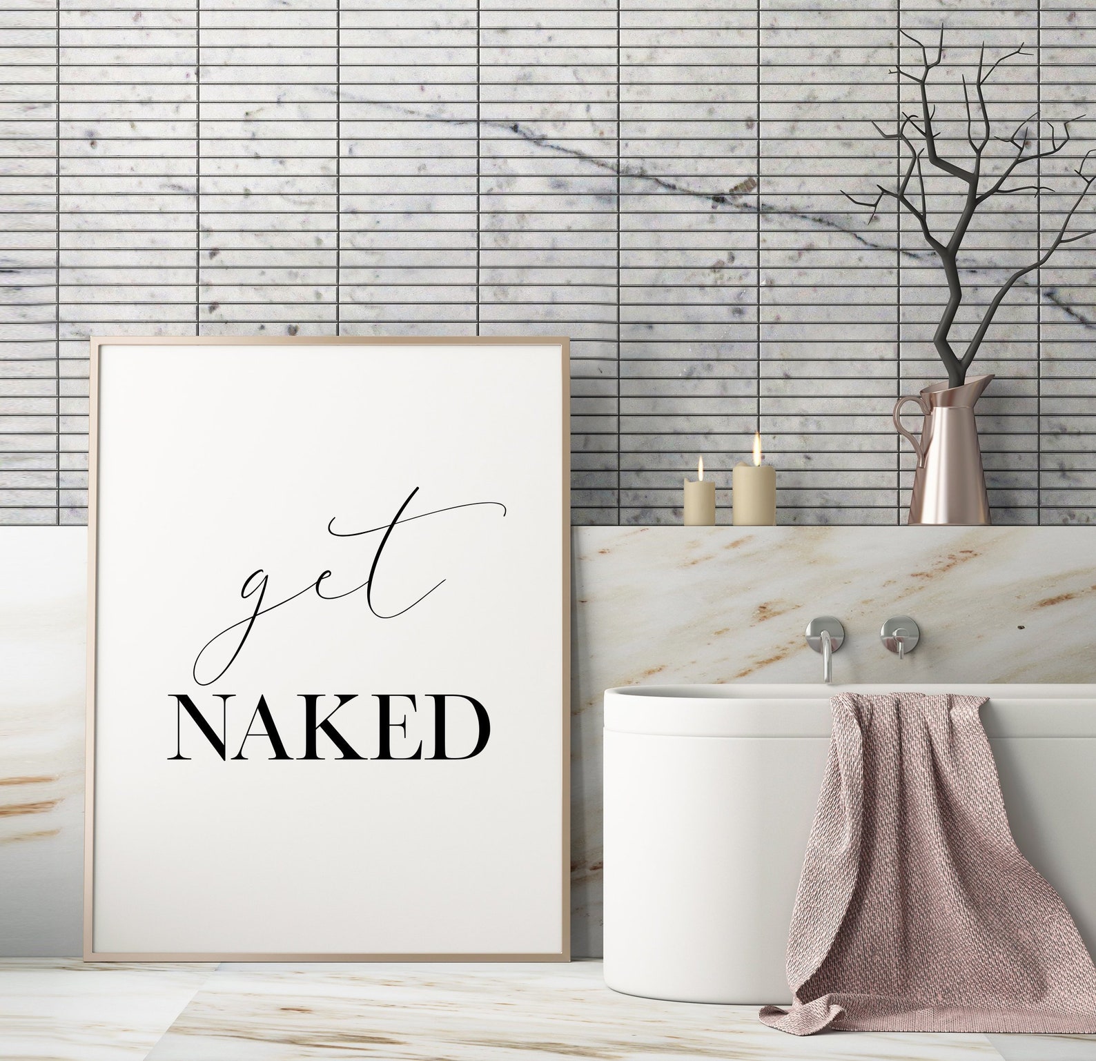 Get Naked Printable Get Naked Sign Get Naked Print Get