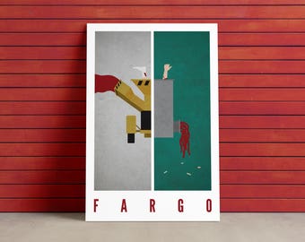 Fargo houtversnipperaar/vleesmolen poster