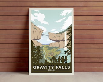 Gravity Falls National Park Poster