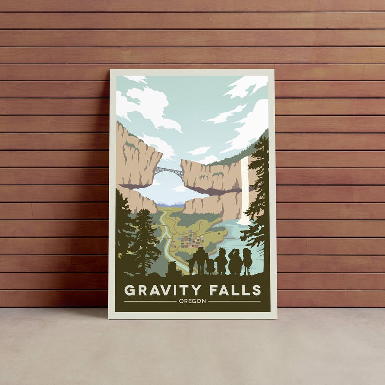 Gravity Falls Nationaal Park-poster afbeelding 1