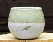 4oz 120mL personalized Japanese-style tea cup, handleless. Perfect for teapot-brewed tea, sake or spirits. Shipping included. MTO.