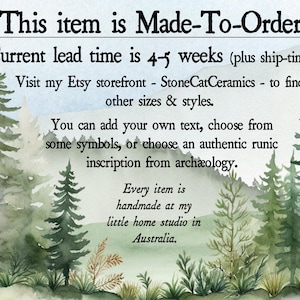 this item is made - to - order