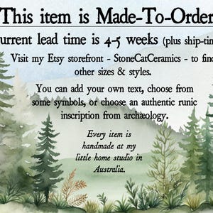 this item is made - to - order