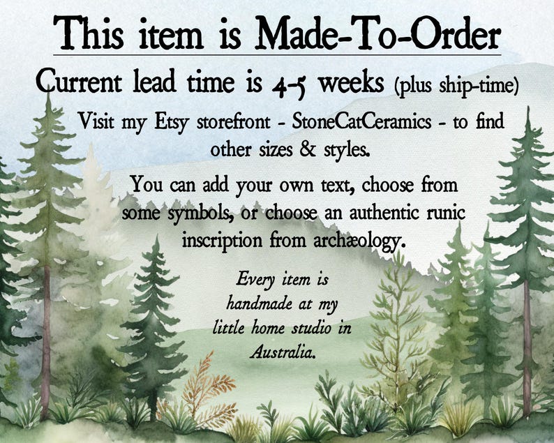 this item is made - to - order