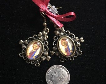 Good Shepherd, Catholic gift, earrings, religious jewelry, icon, Jesus, anniversary, wedding, graduation, Mother's Day, Christmas, birthday