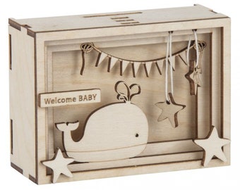 Gift for birth • DIY wooden construction kit • untreated & environmentally friendly