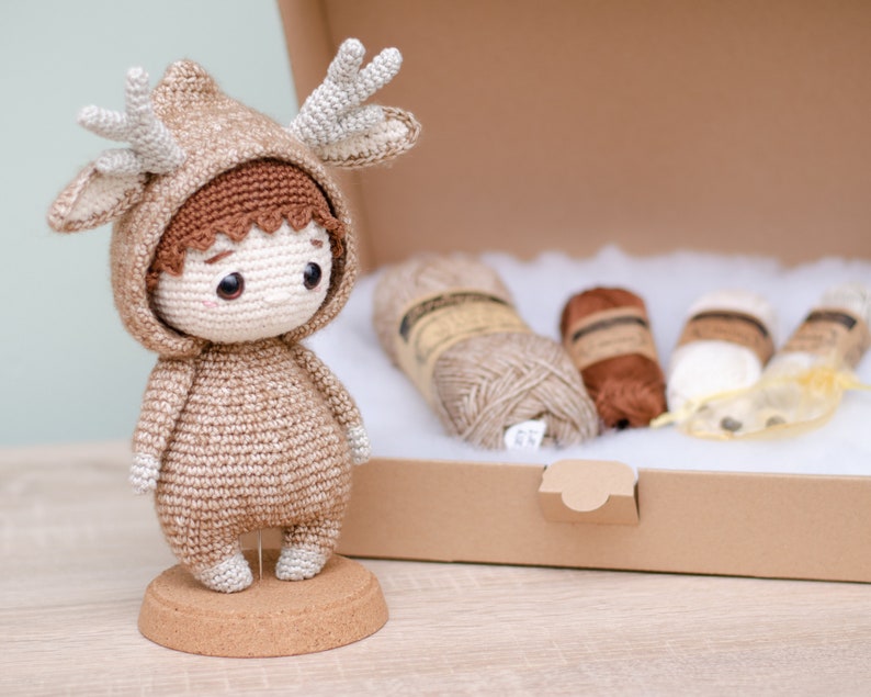 DIY Crochet Kit Renly the Deer Boy by Sameko Design image 2