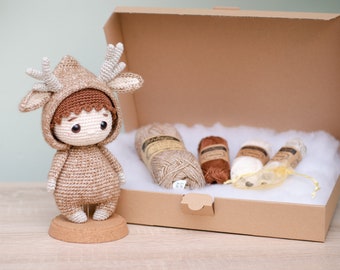 DIY Häkelset • Renly der Hirschjunge von Sameko Design