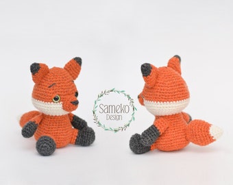 Fepe the Fox • Amigurumi crochet pattern by Sameko Design • German