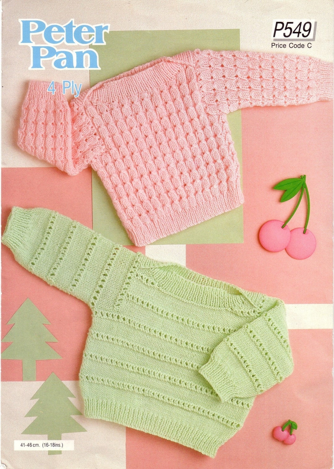 PDF Vintage Baby Knitting Pattern 4 Ply Snuggly Sweaters Etsy UK