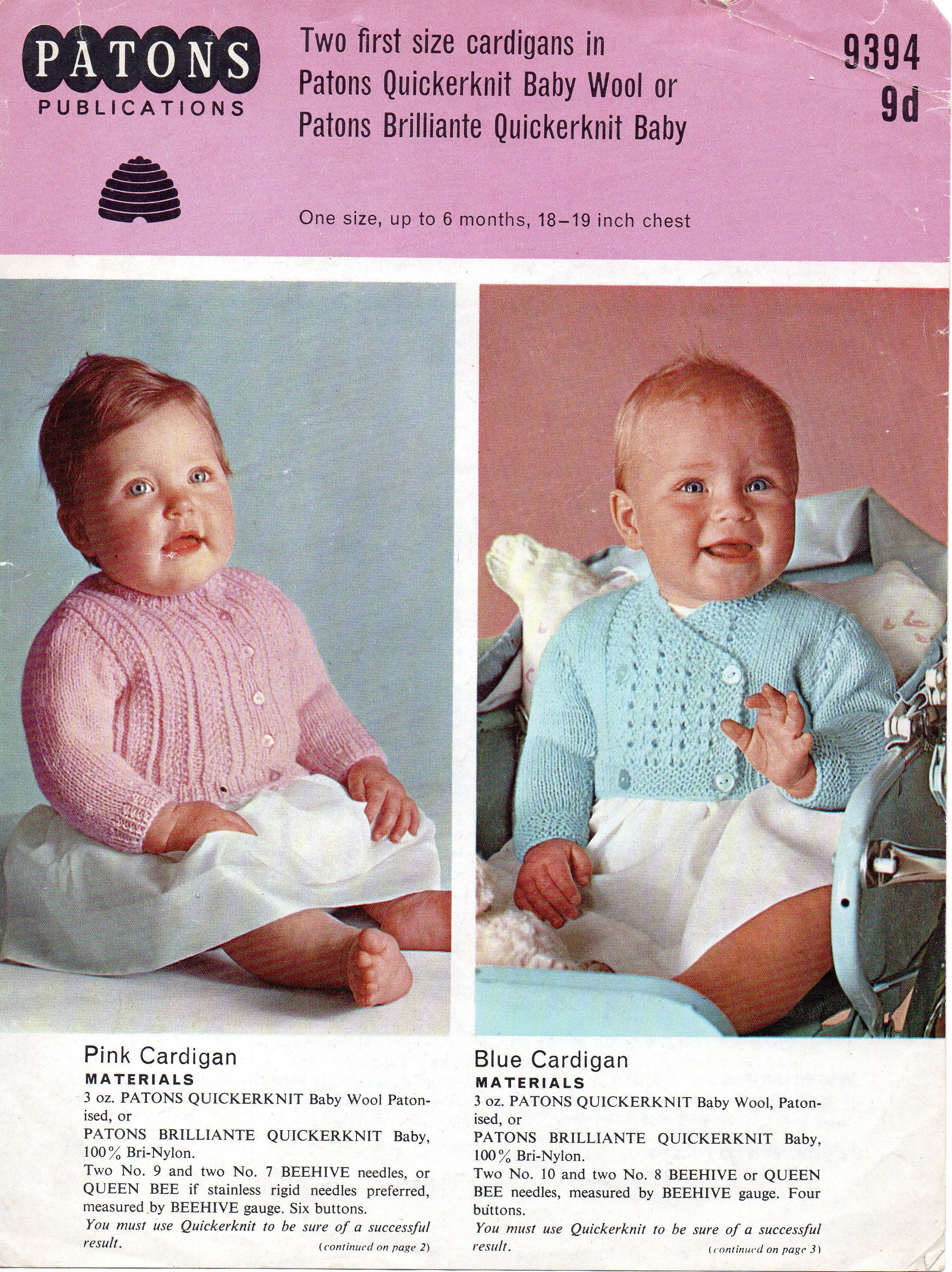 Patons Must Have Knit Cardigan Pattern Pattern