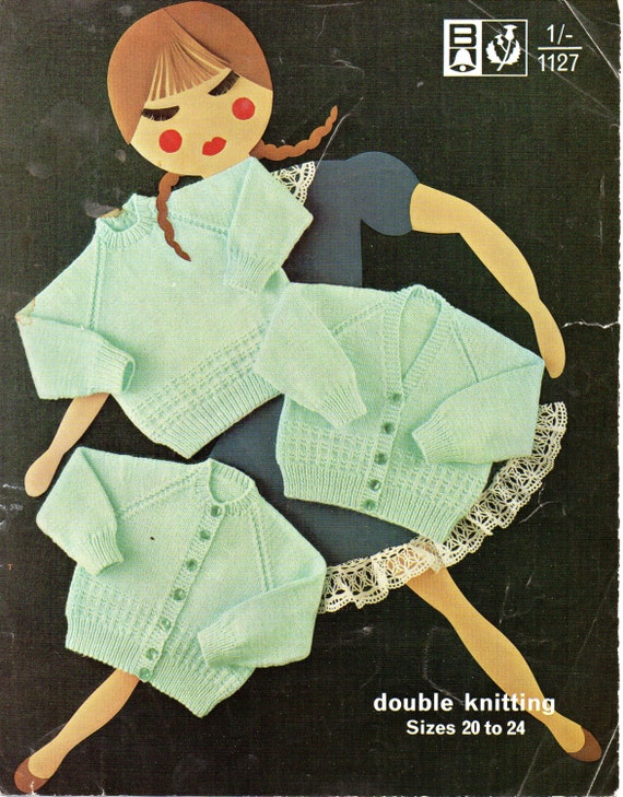 PDF Vintage Baby Knitting Pattern Bellmans 1127 Baby Etsy Australia