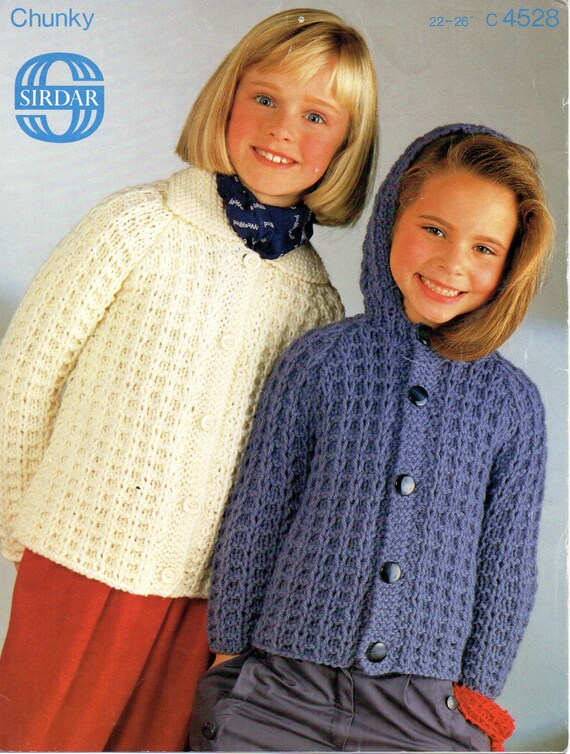 Girls chunky cardigan sale