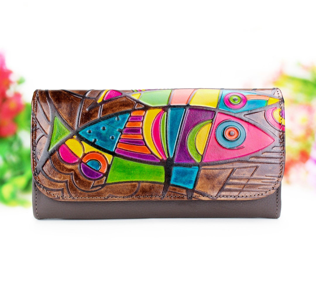 Fish Wallet for Women Fish Gift Fish Lover Ocean Lover - Etsy