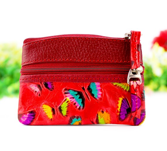 Women's Change Purse Leather Mother's Day Gift Etsy