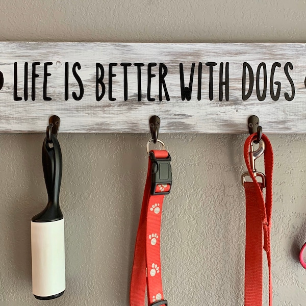 Dog Leash Hanger Etsy