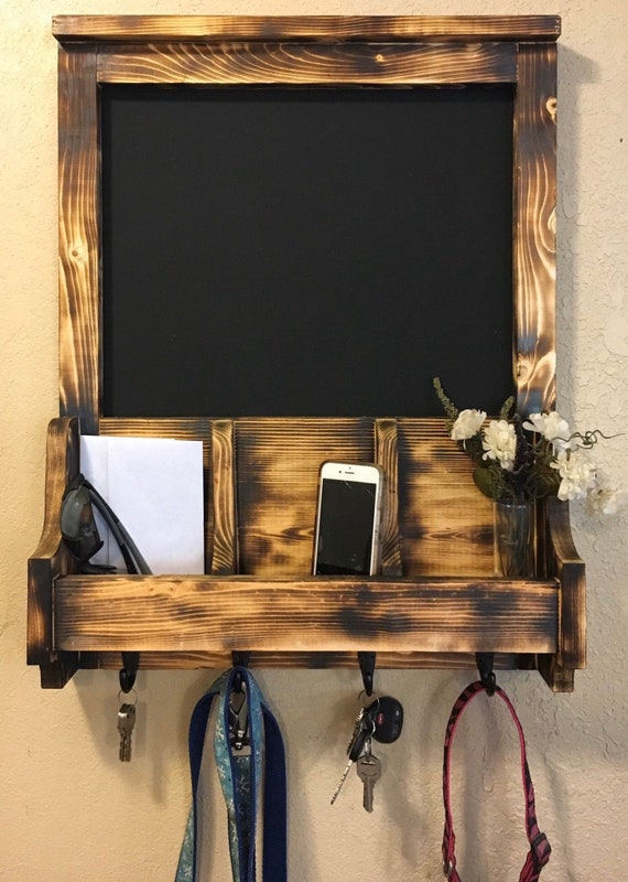 Key hanger with mail holder hotsell