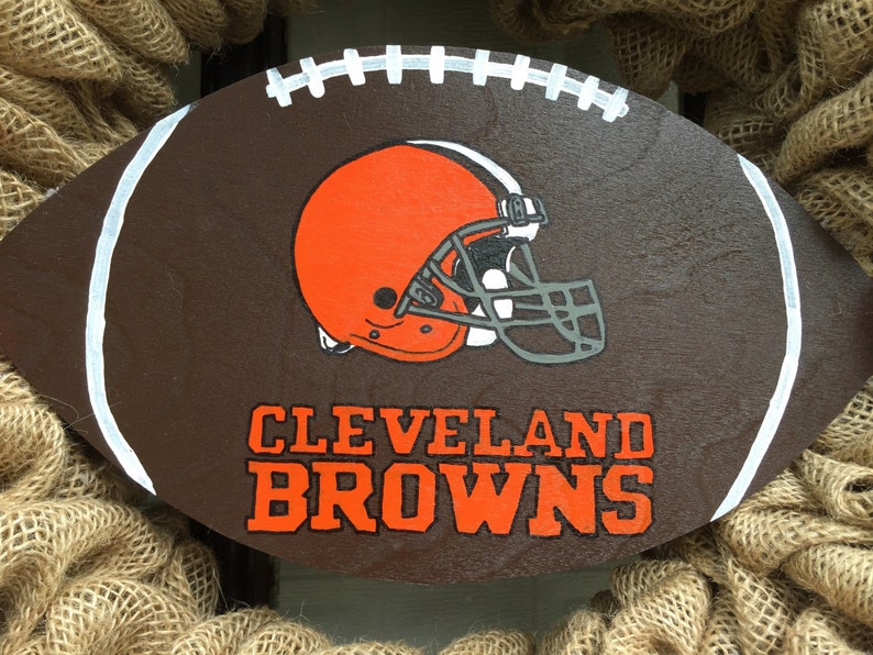 Cleveland Browns wreath Cleveland Browns front door wreath