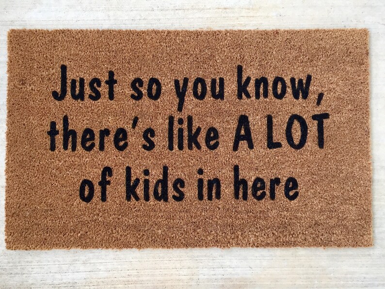 Funny Doormat Funny Door Mat Funny Kid Doormat a Lot of Etsy
