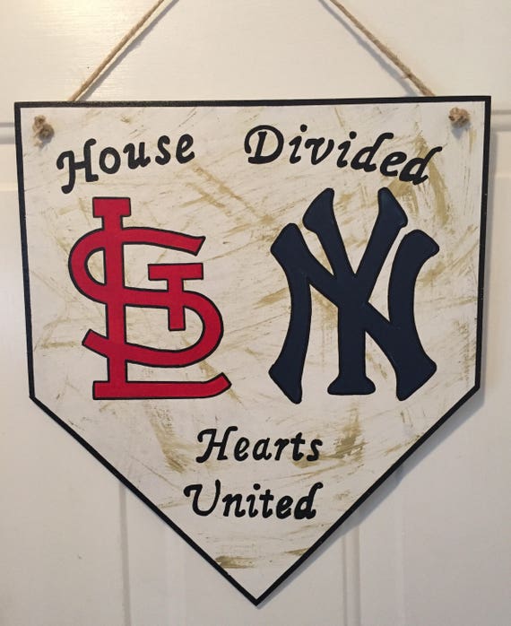 St Louis Cardinals Chicago Cubs House Divided Man Cave Decor
