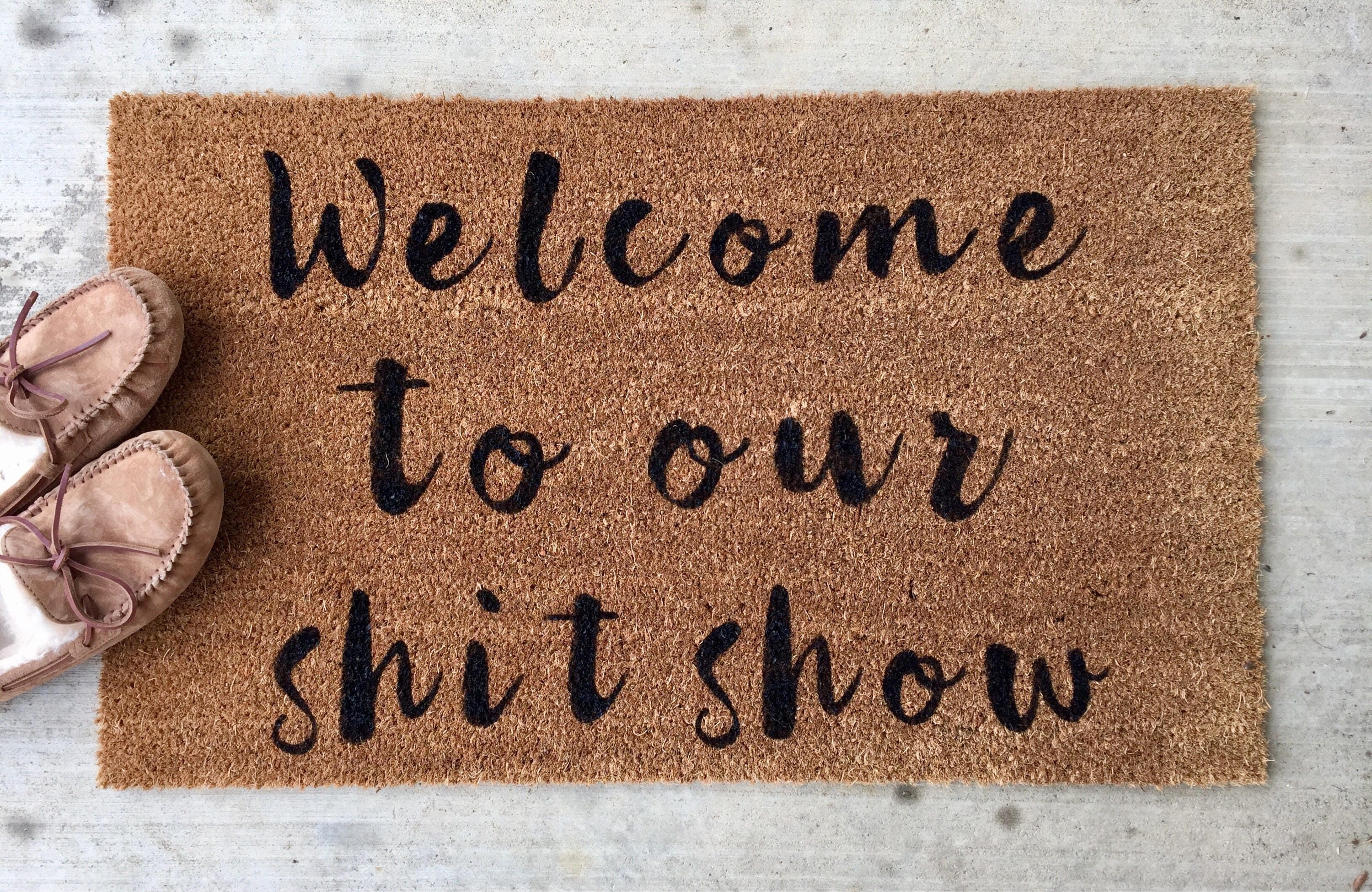 Funny door mat / funny doormat / funny door mats / funny door Etsy