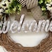 Welcome Wreath Farmhouse Wreath All Season Wreath - Etsy